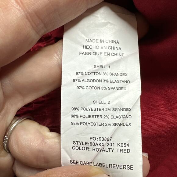 Y2K 2b Bebe Red Ruched Corset Cami Top M Smocked Back Rockabilly Pinup Bombshell - Picture 10 of 11